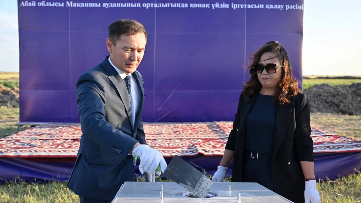 В селе Мақаншы началось строительство 5-этажного гостиничного комплекса