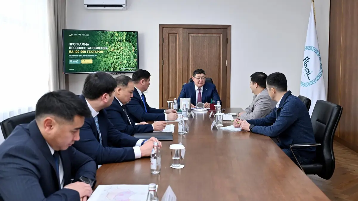 🌳Представлен проект восстановления лесов в области Абай